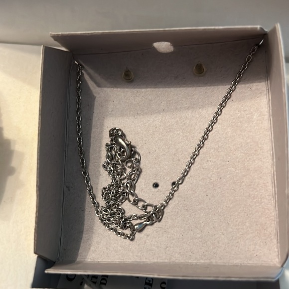 Cote d’ Azur watch set faux silver with mother of pearl inlay ,diamonds - Picture 3 of 3